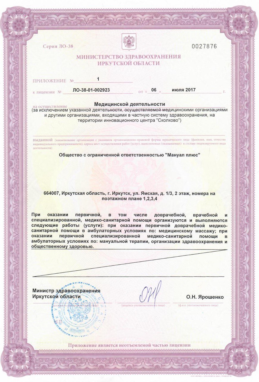 Лицензия на осуществление медицинской деятельности (2 страница)